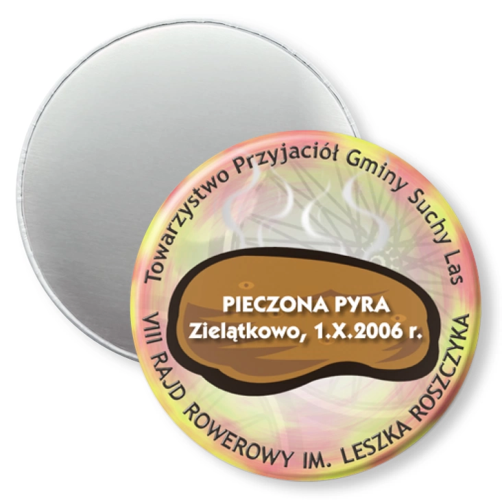 przypinka magnes Pieczona Pyra 2006