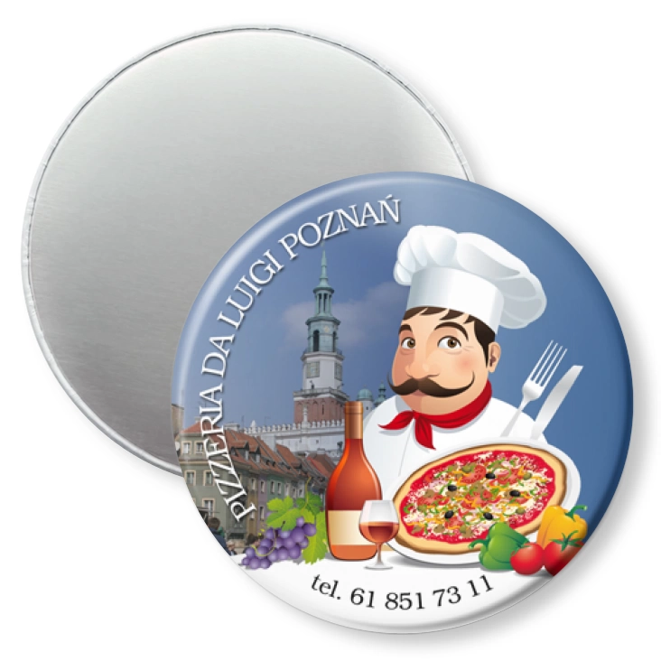 przypinka magnes Pizzeria da Luigi