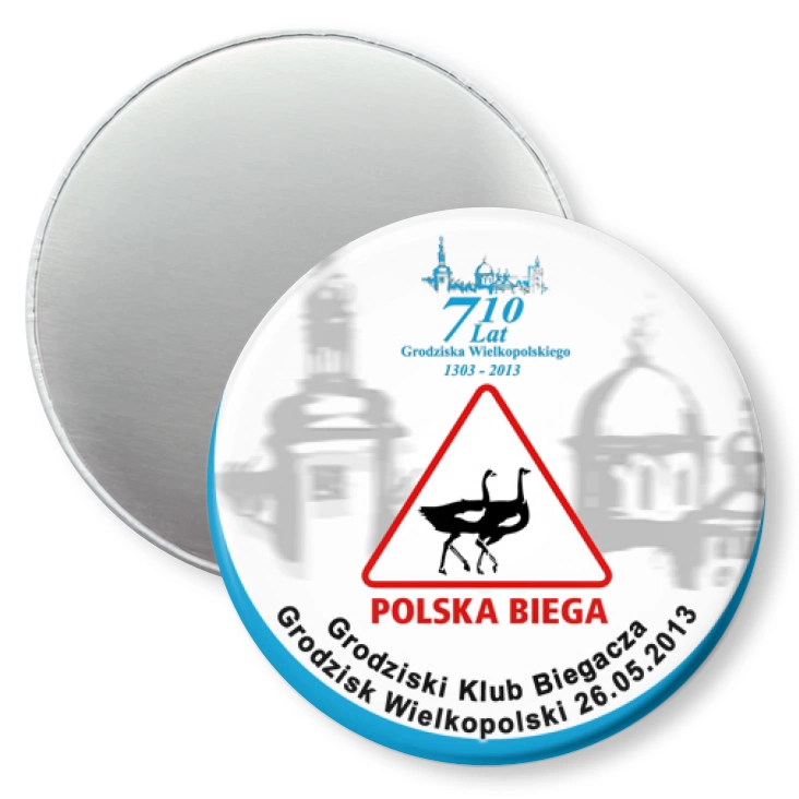 przypinka magnes Polska Biega 2013