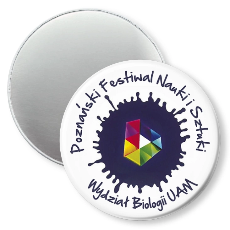 przypinka magnes Poznański Festiwal Nauki i Sztuki