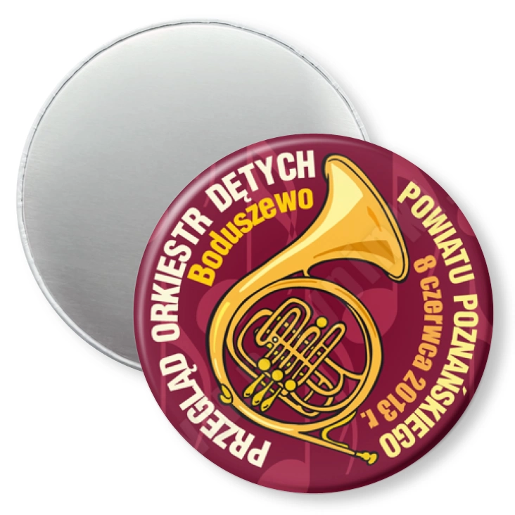 przypinka magnes Przegląd Orkiestr Dętych - Boduszewo 2013