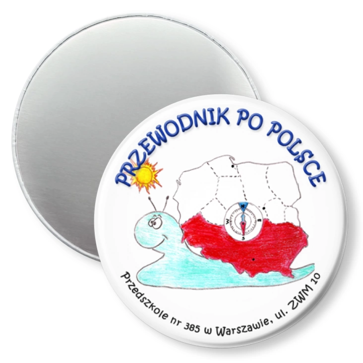 przypinka magnes Przewodnik po Polsce