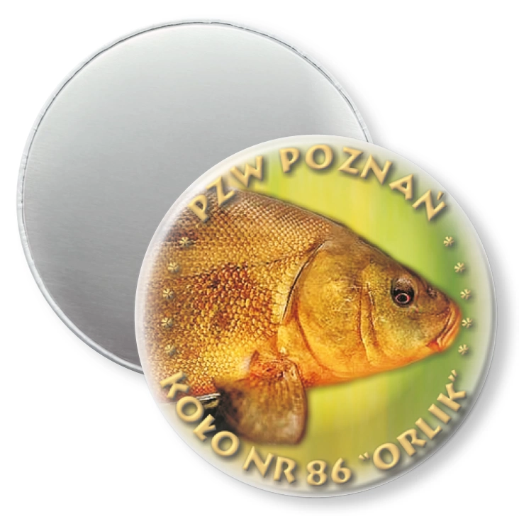 przypinka magnes PZW Poznań - Koło nr 86 Orlik