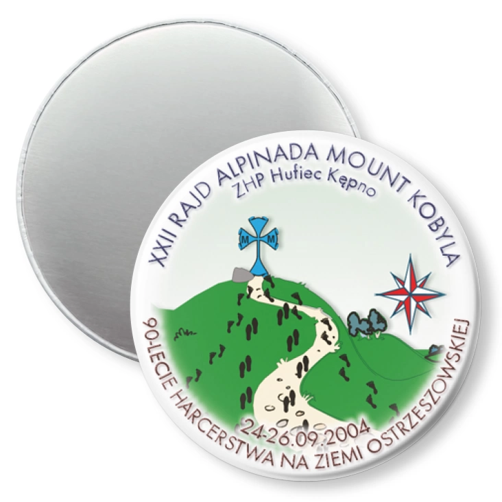 przypinka magnes Rajd Alpinada 2004