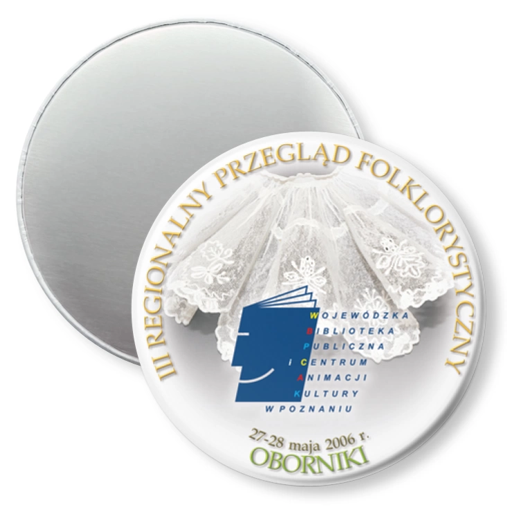 przypinka magnes Regionalny Przegląd Folklorystyczny
