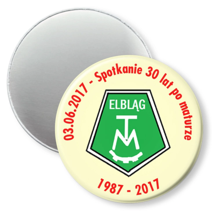 przypinka magnes Spotkanie 30 lat po maturze