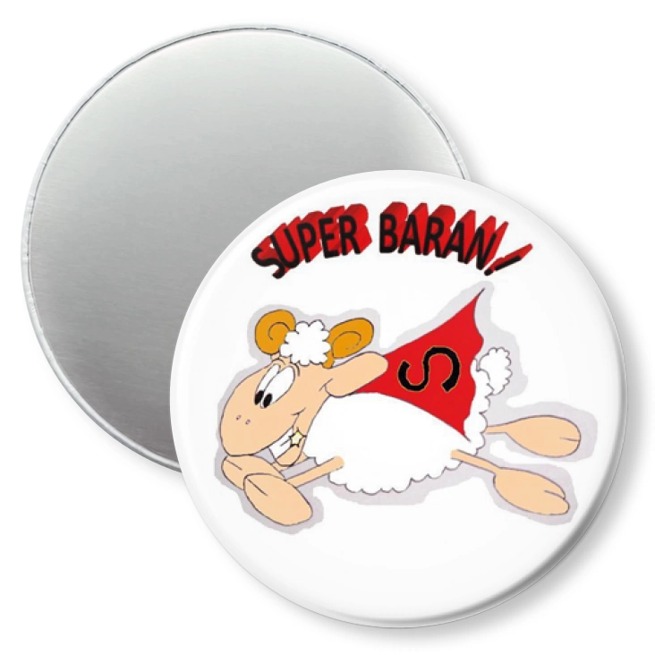 przypinka magnes Super Baran