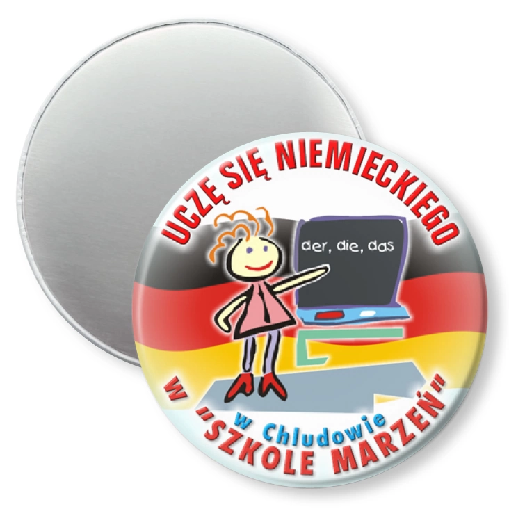 przypinka magnes Szkoła Marzeń w Chludowie