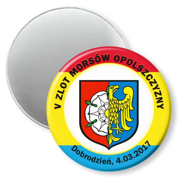 przypinka magnes V zlot morsów opolszczyzny 2017