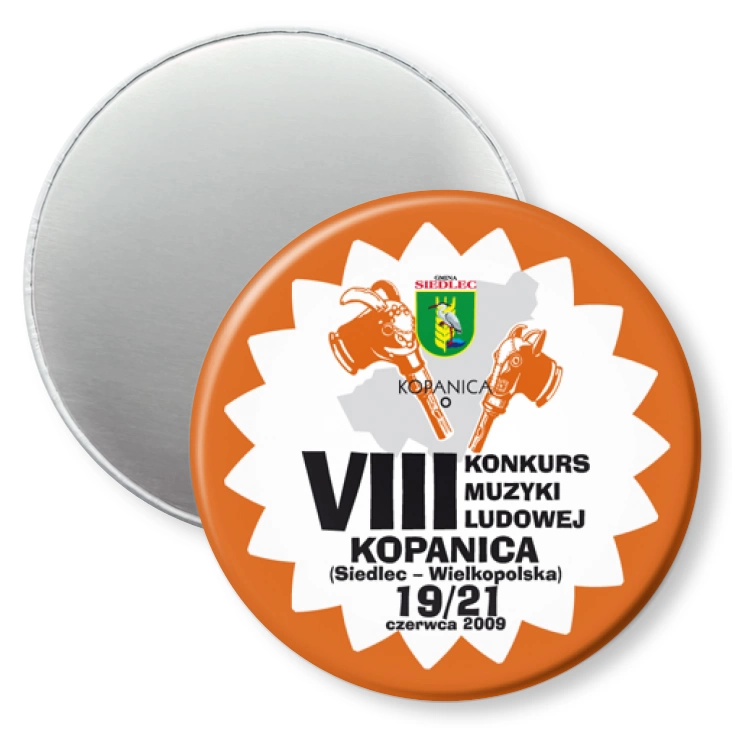 przypinka magnes VIII Konkurs Muzyki Ludowej