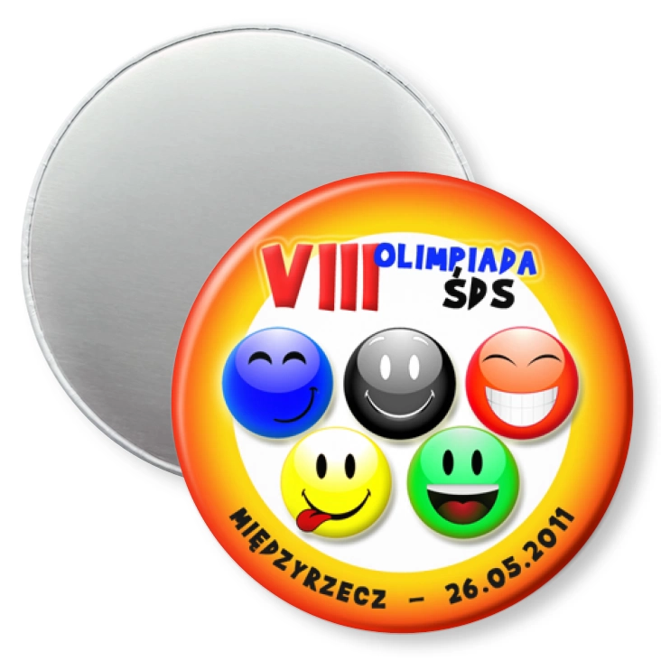 przypinka magnes VIII Olimpiada ŚDS