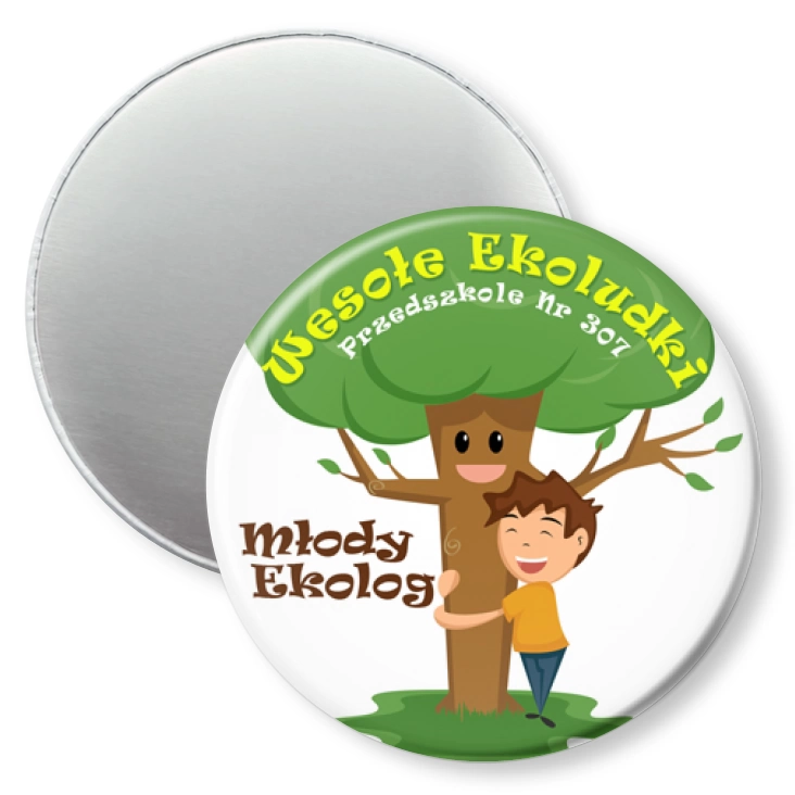 przypinka magnes Wesołe Ekoludki