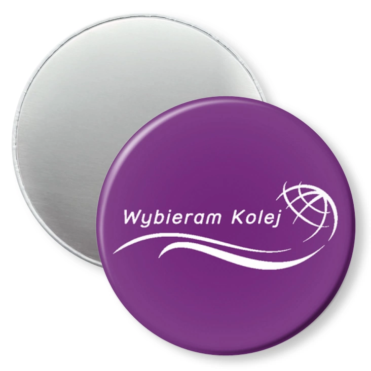 przypinka magnes Wybieram kolej A