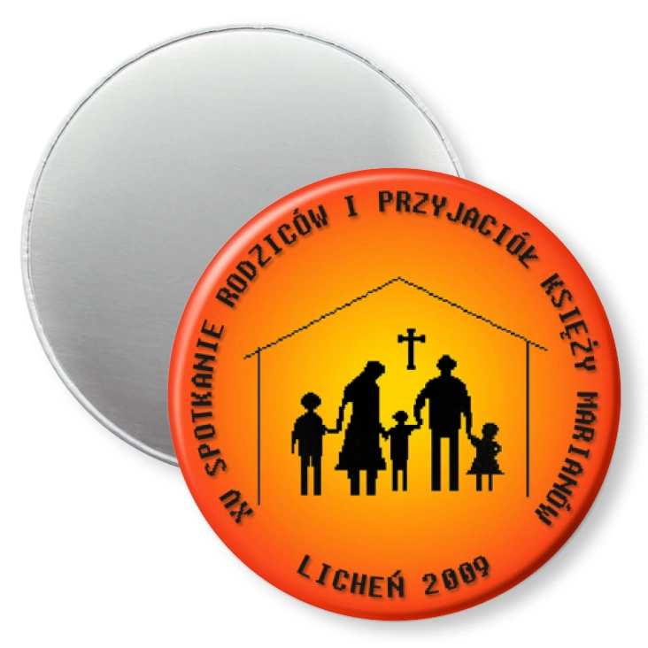 przypinka magnes XV Spotkanie Rodziców i Przyjaciół Księży Marianów