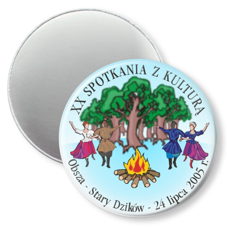 przypinka magnes XX Spotkanie z Kulturą