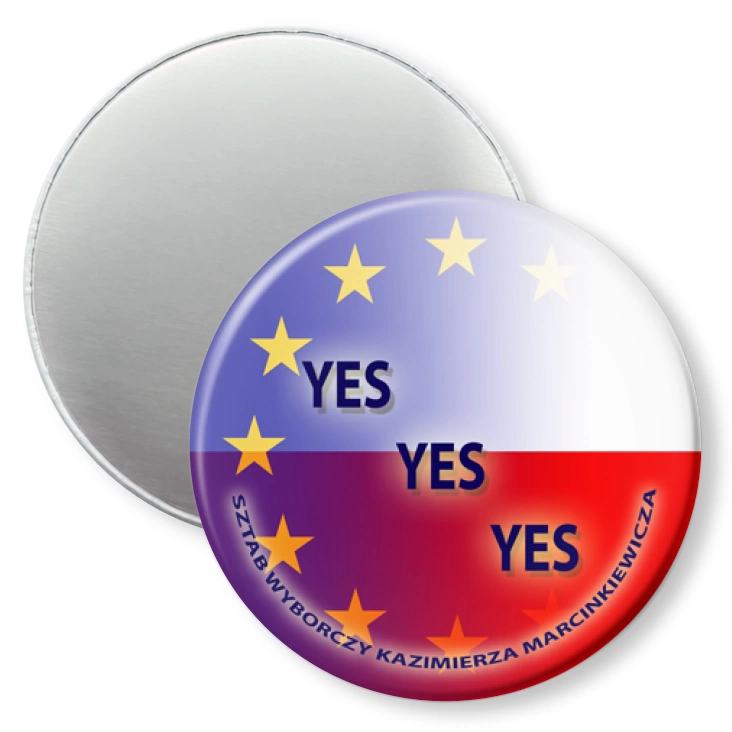 przypinka magnes Yes yes yes