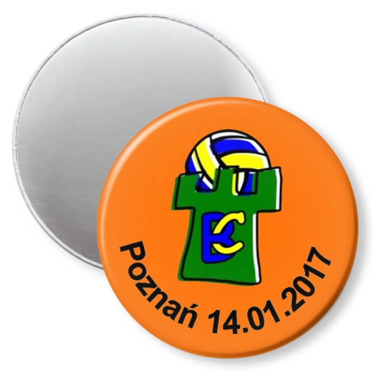 przypinka magnes Baszta Poznań 2017