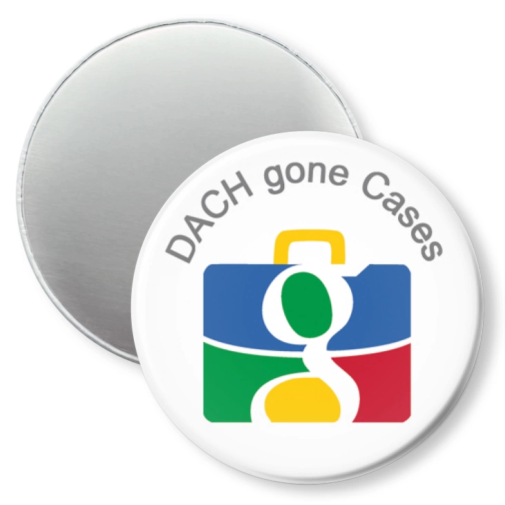 przypinka magnes DACH gone Cases