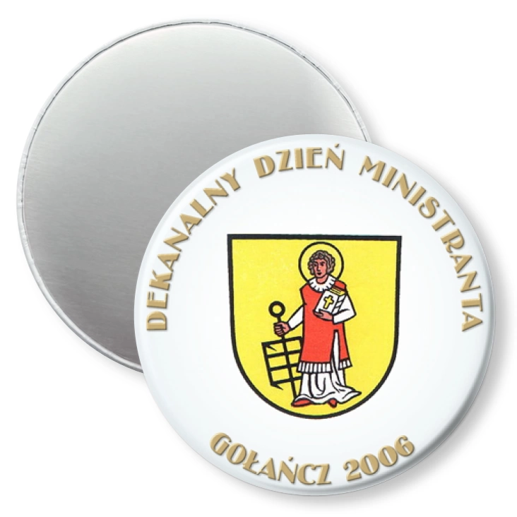 przypinka magnes Dekanalny Dzień Ministranta - Gołańcz 2006
