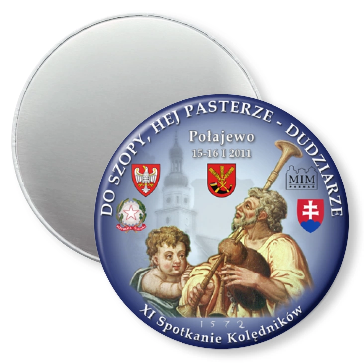 przypinka magnes Dudziarze 2011