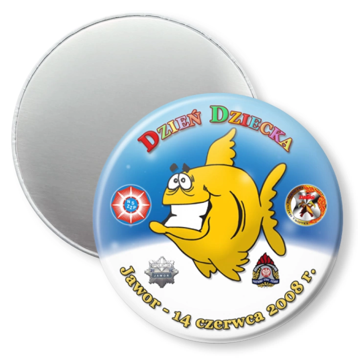 przypinka magnes Dzień Dziecka 2008