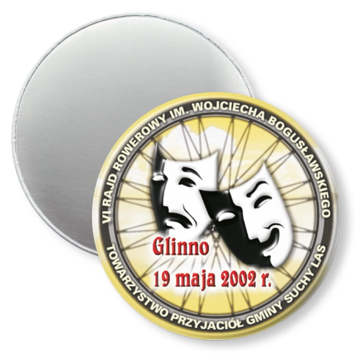 przypinka magnes Glinno 2002
