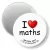 Przypinka magnes I love maths - Matura 2013