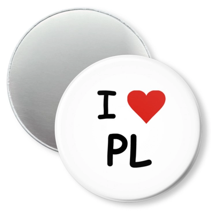 przypinka magnes I love PL