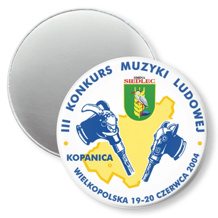 przypinka magnes II Konkurs Muzyki Ludowej