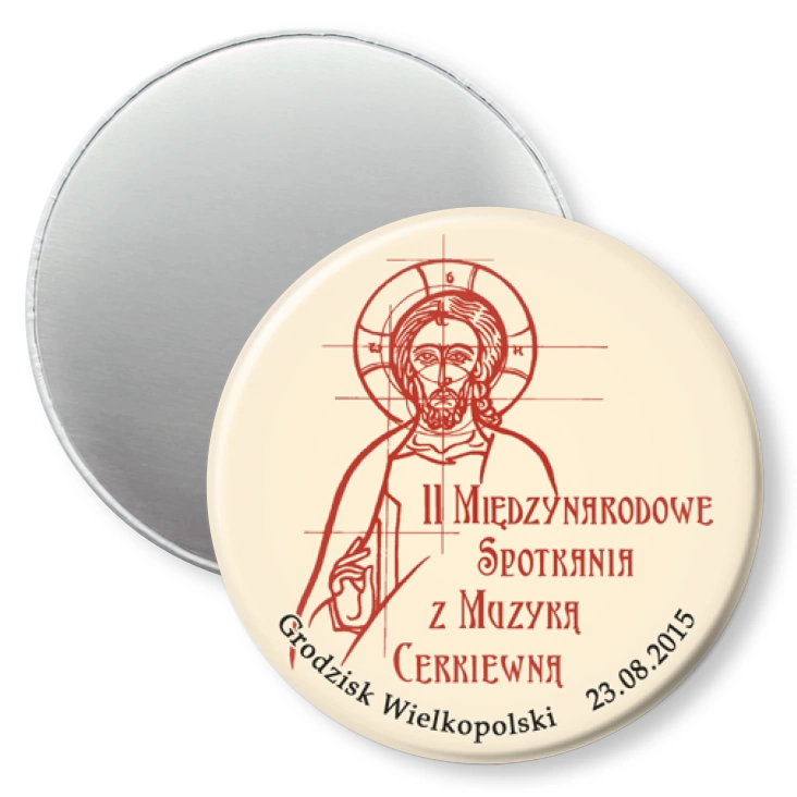 przypinka magnes II Międzynarodowe Spotkania z Muzyką Cerkiewną 2015
