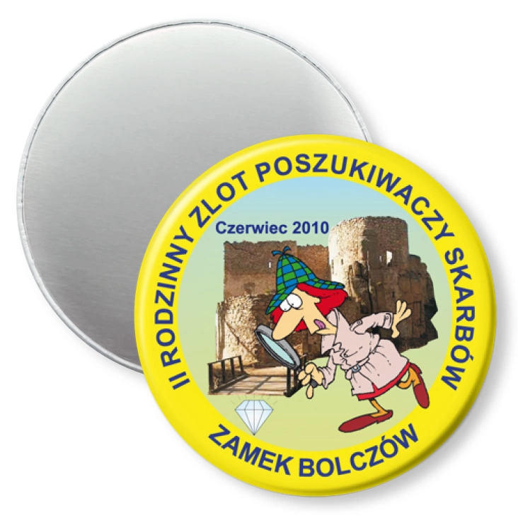 przypinka magnes II Rodzinny Zlot Poszukiwaczy Skarbów