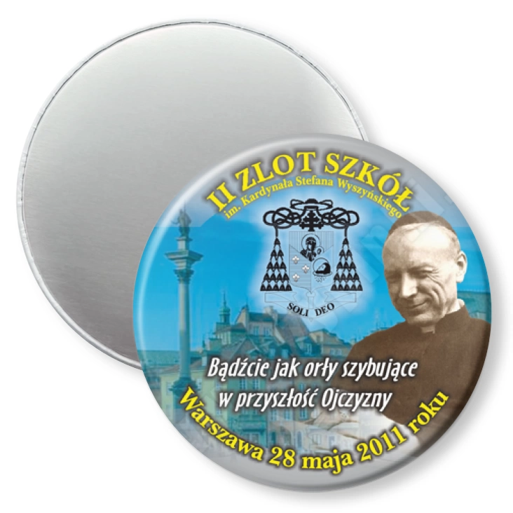 przypinka magnes II Zlot Szkół
