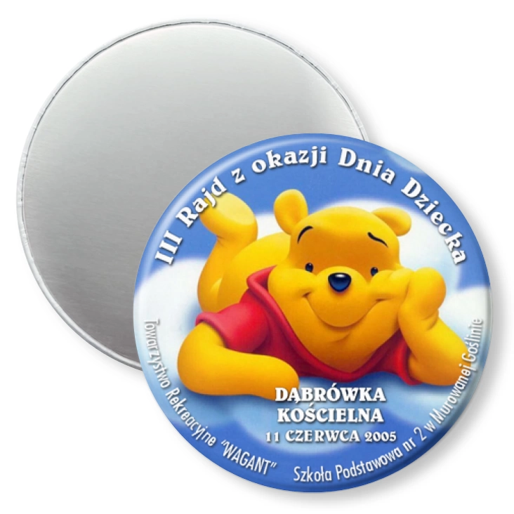przypinka magnes III Rajd z Okazji Dnia Dziecka