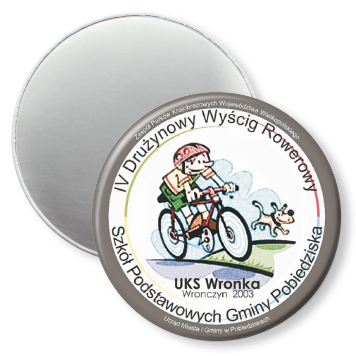 przypinka magnes IV Drużynowy Wyścig Rowerowy