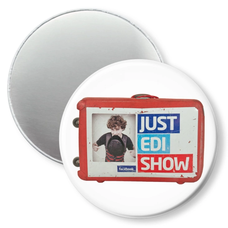 przypinka magnes Just Edi Show