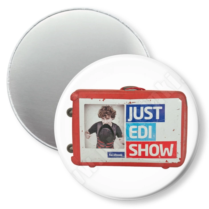 przypinka magnes Just Edi Show