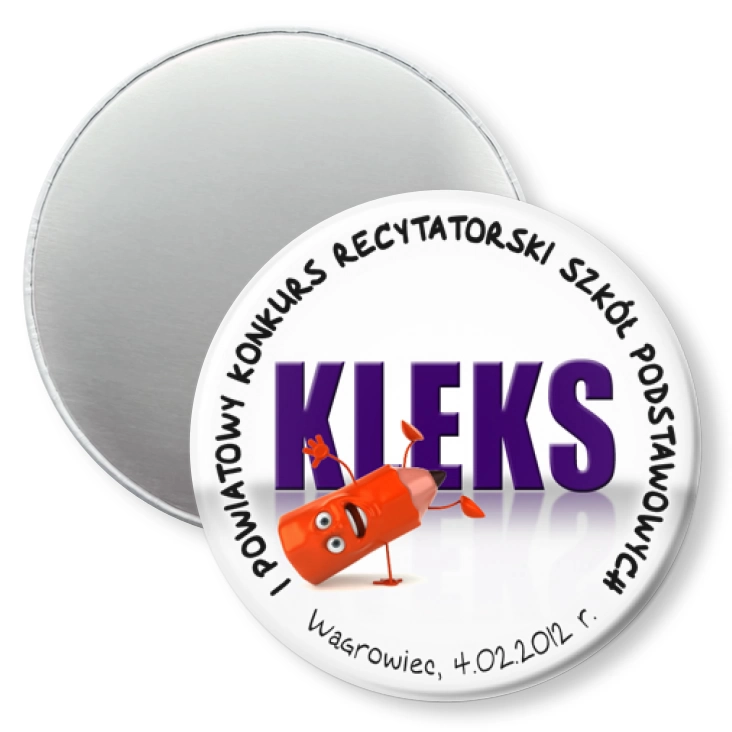 przypinka magnes Kleks 2012