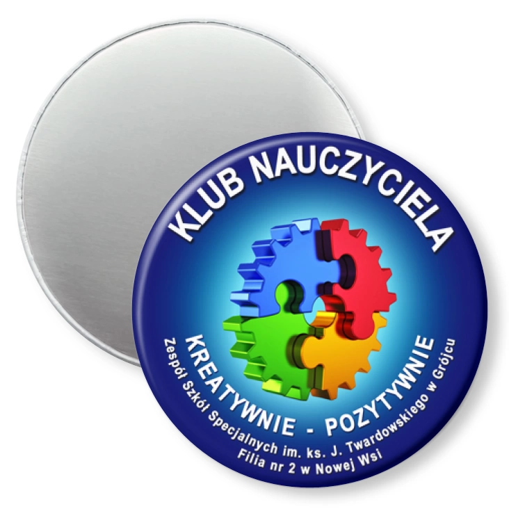 przypinka magnes Klub Nauczyciela