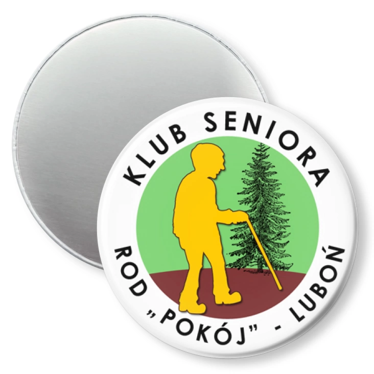 przypinka magnes Klub Seniora Luboń