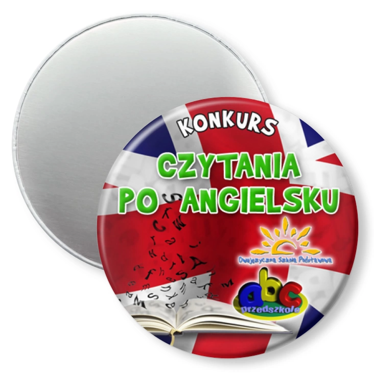 przypinka magnes Konkurs czytania po angielsku