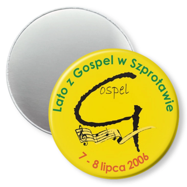 przypinka magnes Lato z Gospel w Szprotawie