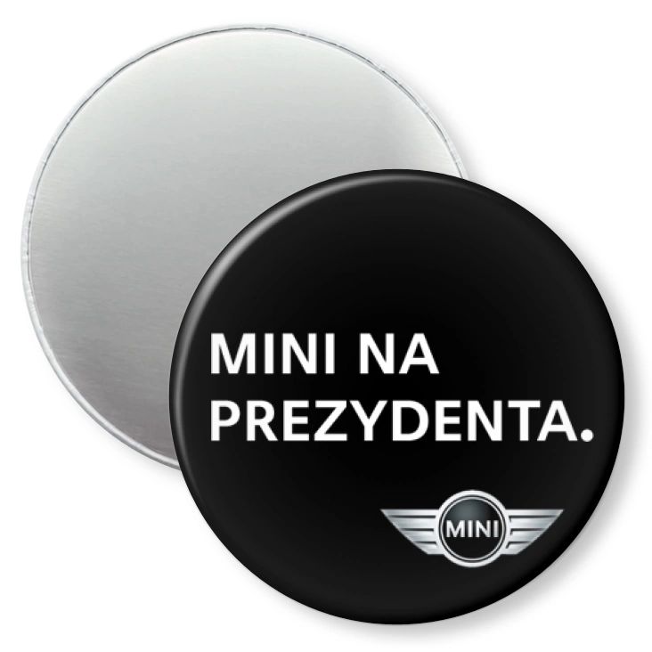 przypinka magnes Mini na prezydenta