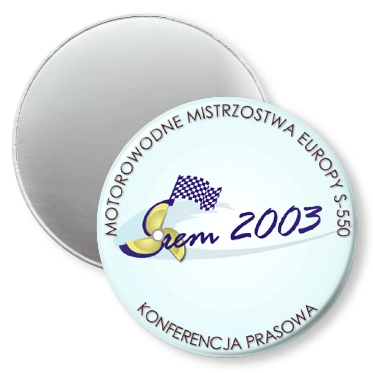 przypinka magnes Motorowodne Mistrzostwa Europy S-550