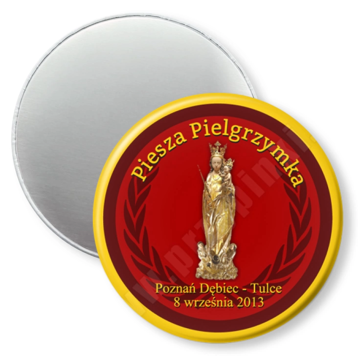 przypinka magnes Piesza Pielgrzymka 2013