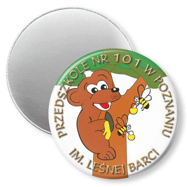 przypinka magnes Przedszkole nr 101 w Poznaniu