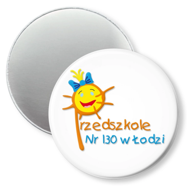 przypinka magnes Przedszkole nr 130 w Łodzi