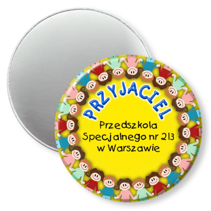 przypinka magnes Przedszkole nr 213 w Warszawie