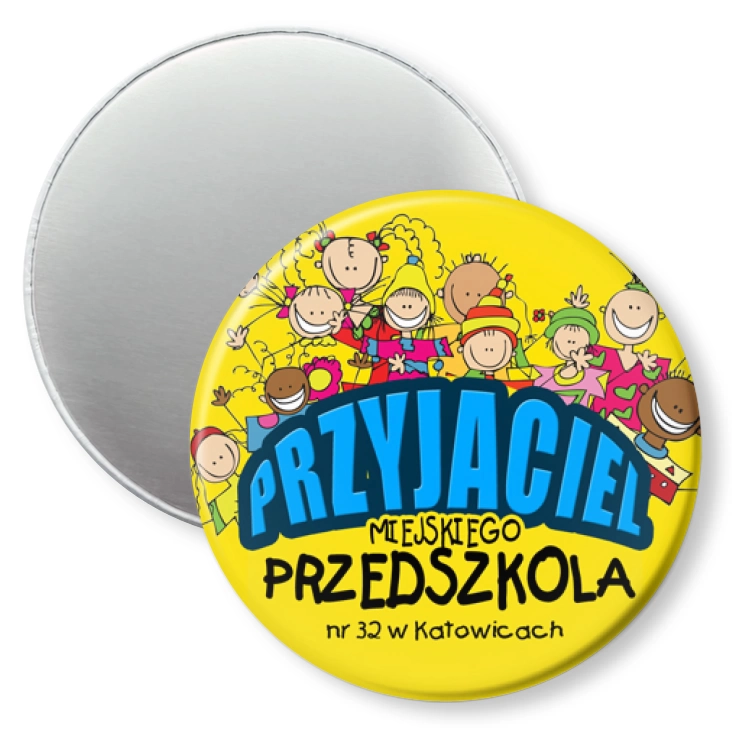 przypinka magnes Przyjaciel przedszkola