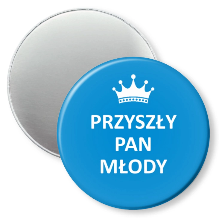 przypinka magnes Przyszły Pan Młody
