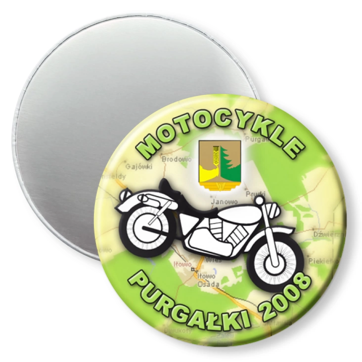 przypinka magnes Purgałki 2008